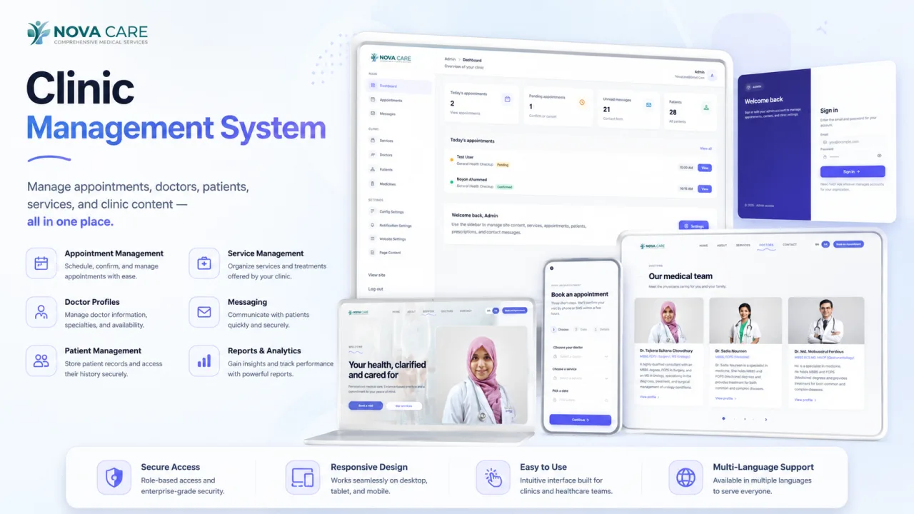 Clinic Management System preview 1