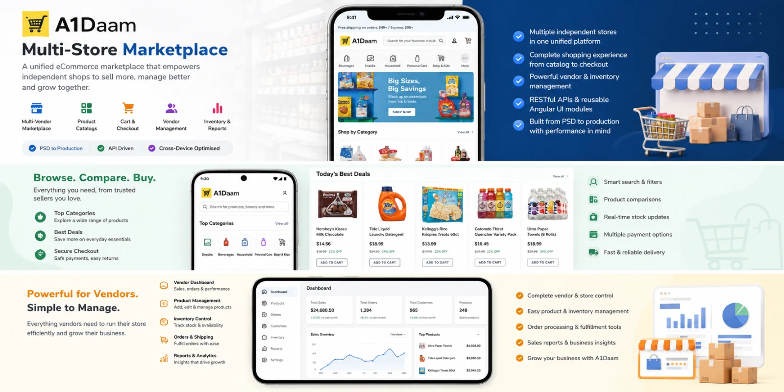 A1Daam — Multi-Store Marketplace — screenshot 3
