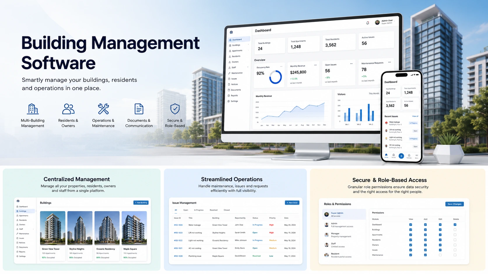 Building Management Software — screenshot 2