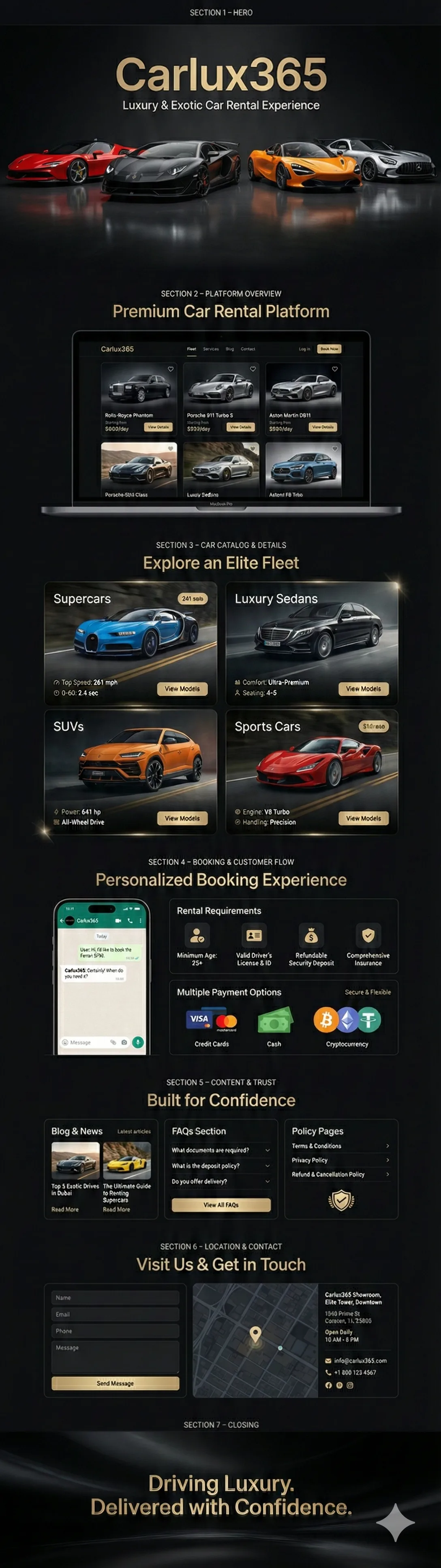 Carlux365 — Luxury Car Rental — screenshot 2
