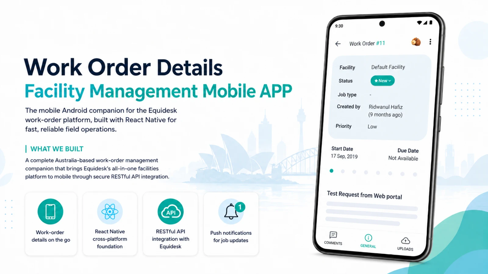 Facility Management — Android Application — screenshot 2
