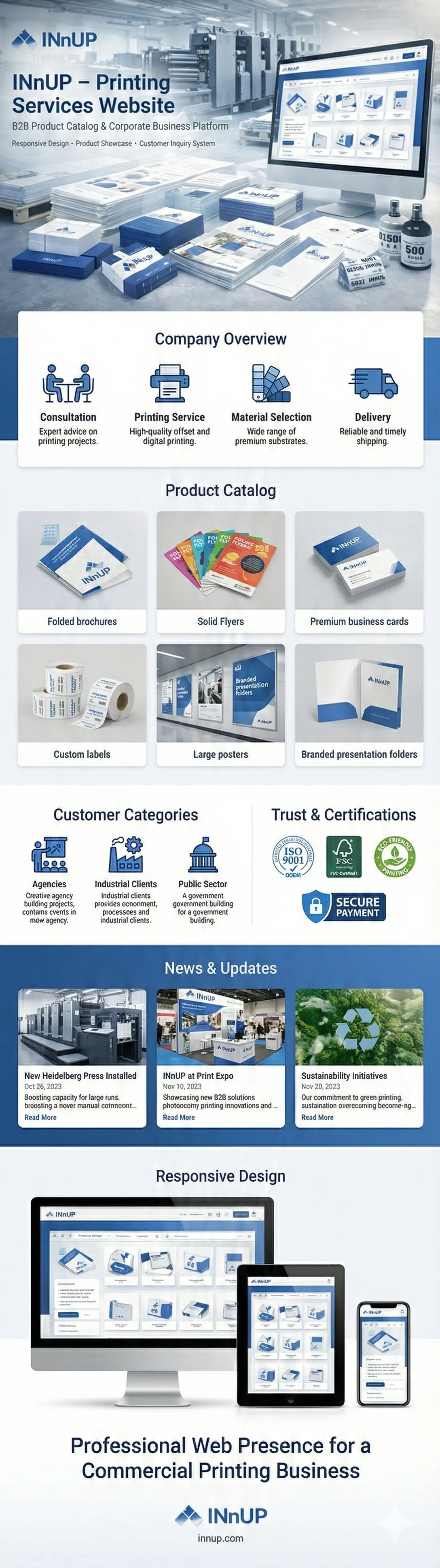 INnUP — Online Printing E-Commerce — screenshot 2