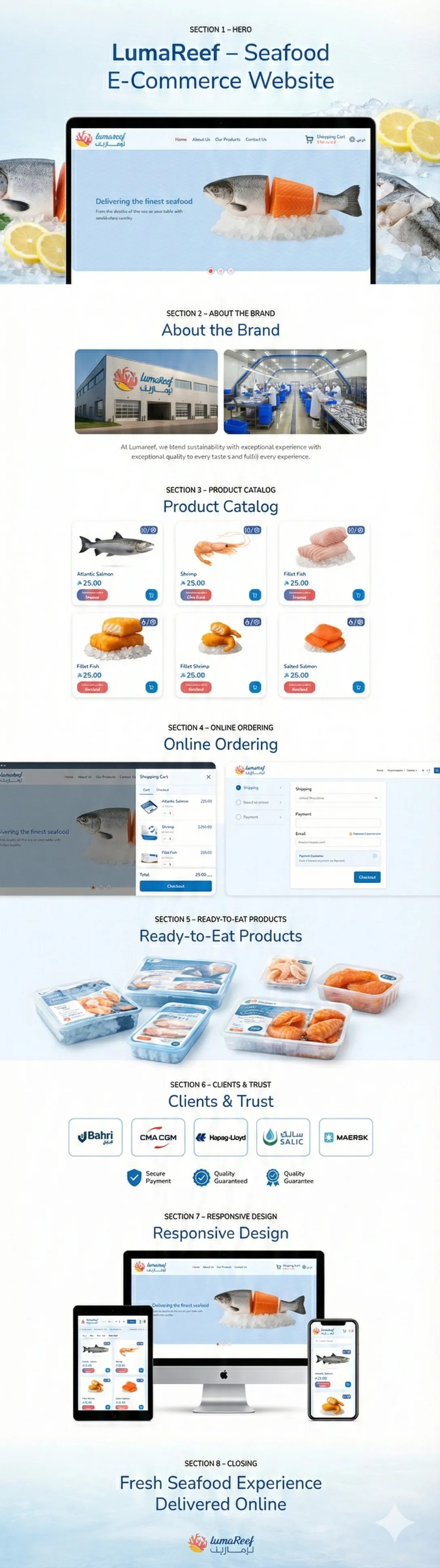 Seafood E-Commerce — screenshot 2