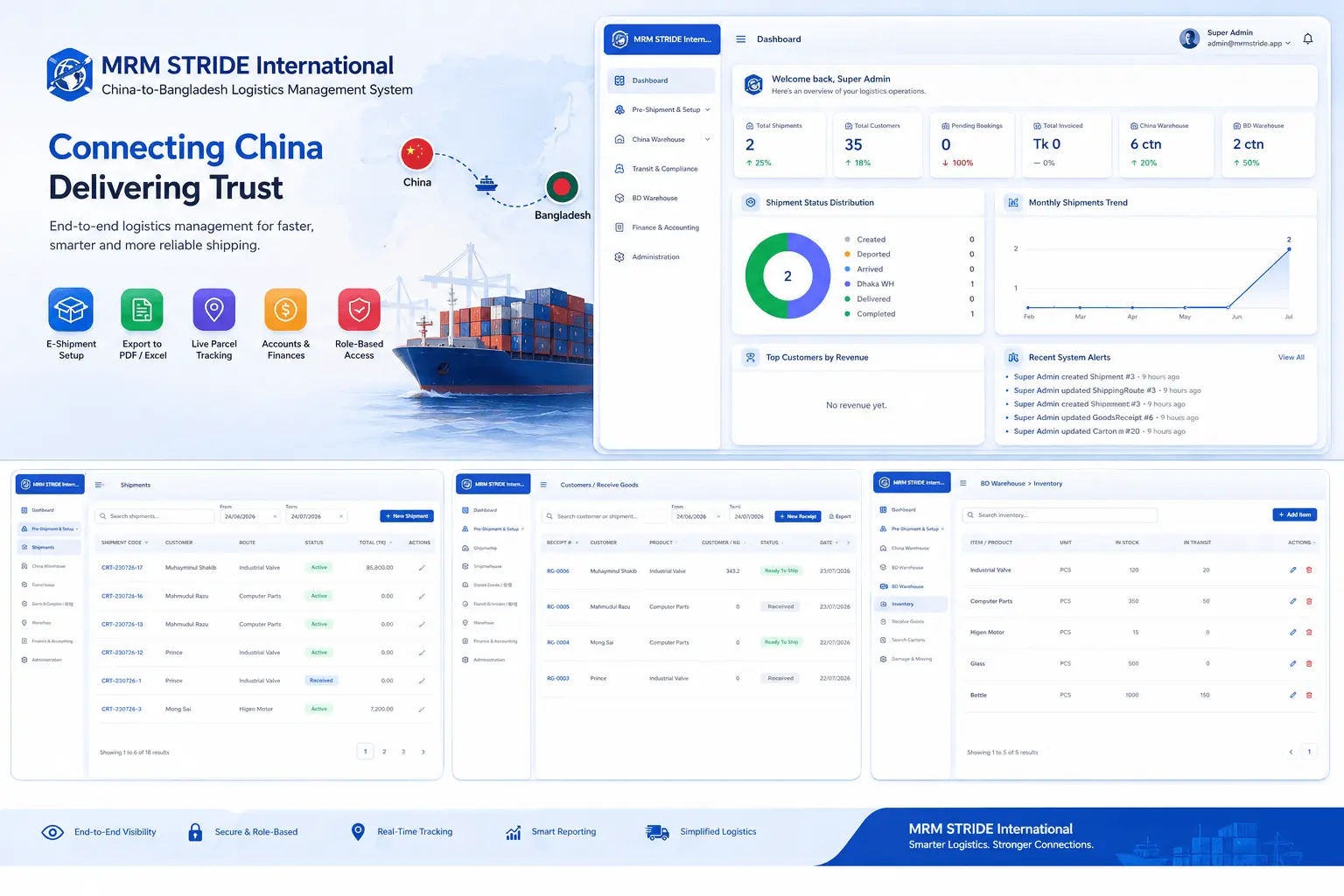 MRM Stride international — screenshot 2