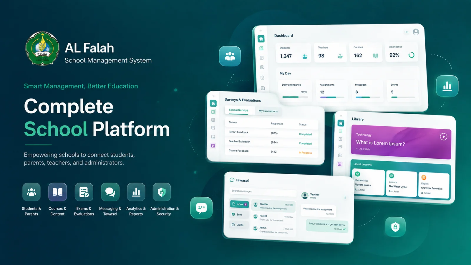 Multi-Tenant School Management & Learning Platform