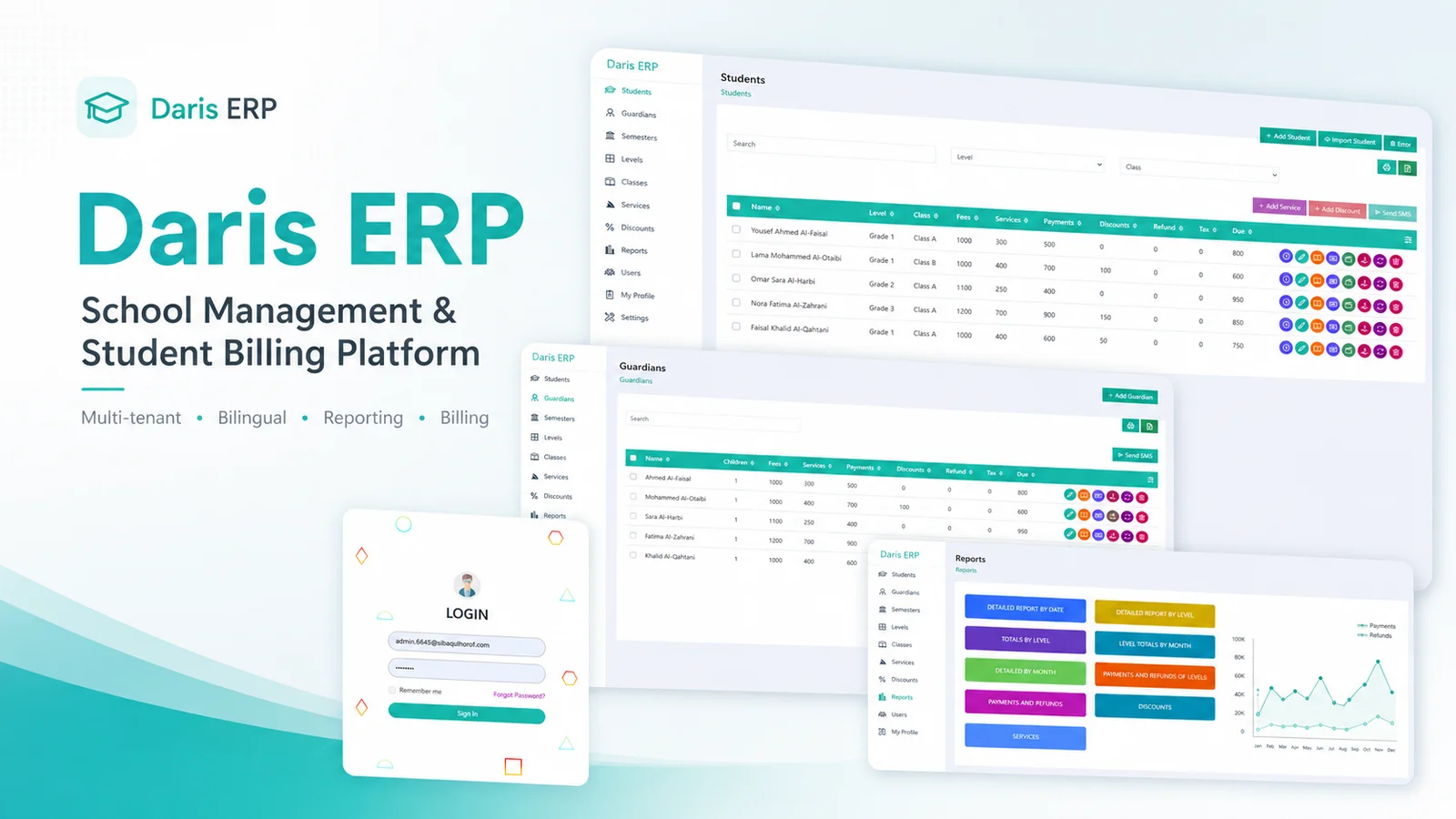 School Management & Student Billing Platform